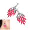 1 Pair Fashion Elegant Lady Attractive Resin Rhinestone Earrings Ear Stud Jewelry Accessory