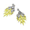 1 Pair Fashion Elegant Lady Attractive Resin Rhinestone Earrings Ear Stud Jewelry Accessory