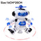 XJK-042502S-Electric Dancing Toys, 360 Degree Rotation, With Lights and Music, Intelligent Children's Toys Gifts- -2 Pieces