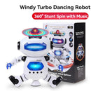 XJK-042502S-Electric Dancing Toys, 360 Degree Rotation, With Lights and Music, Intelligent Children's Toys Gifts- -2 Pieces