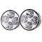 Round LED Daytime Running Light 4 LED White