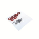 8pcs Bumper Washer & Bolts Kit Set Aluminum Alloy Orange