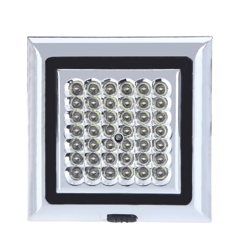 12V 42 LED Car Vehicle Indoor Roof Ceiling Lamp Interior Decorative Dome Light Square White