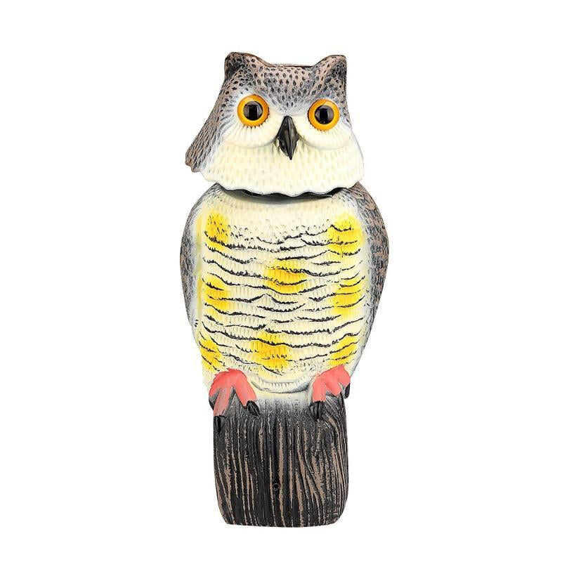 1pc Decorative Fake Owl Decoy - White