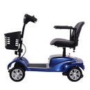 M08 350W 31 Miles 4-Wheel Mobility Scooter - Blue