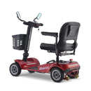 M18 350W 31 Miles 4-Wheel Mobility Scooter - Red