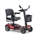 M18 350W 31 Miles 4-Wheel Mobility Scooter - Red