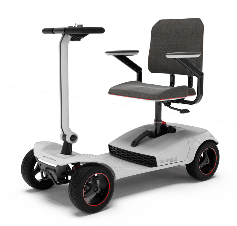 M20 350W 31 Miles 4-Wheel Mobility Scooter - White