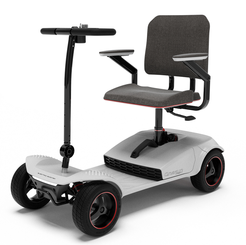 M20 350W 31 Miles 4-Wheel Mobility Scooter - White