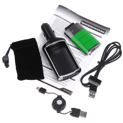 Cold Light Battery Pack and Car Charger for iPhone