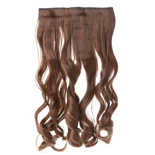 24'' 60cm Long Curly Hair Extension Women Waving Hairs 5 Clips in Hair Extensions