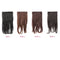 High Temperature Long Silk Slightly Curled Hair Slice Extension with 5 BB Clip-on Simulation Lace Wig