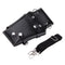 Black Waist Pack for Hairdressing Tool Soft Leather Scissors Comb Bag