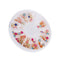 3D Nail Art Decoration Color Coated Round Shape Slice Metal Studs