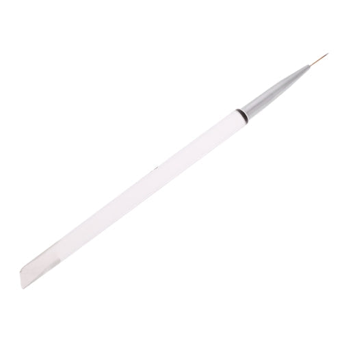 BQAN Transparent Nail Art Pen Acrylic Handle Carving Powder UV Gel Liquid Salon Liner Brush Oblique Sharp End