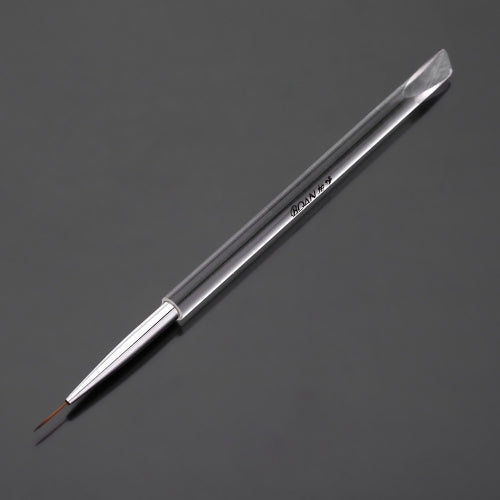 BQAN Transparent Nail Art Pen Acrylic Handle Carving Powder UV Gel Liquid Salon Liner Brush Oblique Sharp End