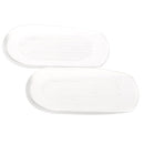 1 Pair Transparent Foot Heel Cups Cushion PU Shoe Pads Half Insoles Anti-slip Feet Care Protector