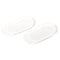 1 Pair Transparent Foot Heel Cups Cushion PU Shoe Pads Half Insoles Anti-slip Feet Care Protector