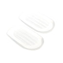 1 Pair Transparent Foot Heel Cups Cushion PU Shoe Pads Half Insoles Anti-slip Feet Care Protector