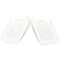 1 Pair Transparent Foot Heel Cups Cushion PU Shoe Pads Half Insoles Anti-slip Feet Care Protector