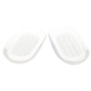 1 Pair Transparent Foot Heel Cups Cushion PU Shoe Pads Half Insoles Anti-slip Feet Care Protector