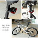 Cycling Bike Bicycle Super Bright Red 5 LED Rear Tail Light 4 Modes Lamp for Seatpost Rainproof