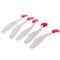 5Pcs T Tail Soft Worm Fishing Lures Bait Fishing Tackle